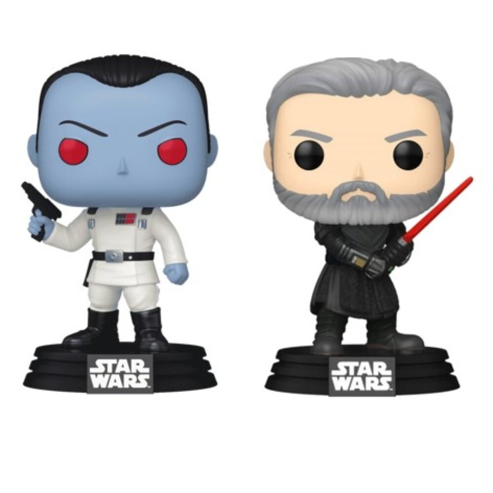 NEW Star Wars Grand Admiral Thrawn #683 & Baylan Skoll #688 Funko Pop Figures